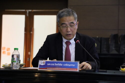 รศ.ดร.โชติชัย เจริญงาม ประธานกรรมการสถาบันวิจัยและพัฒนาเทคโนโลยีระบบราง (องค์การมหาชน)