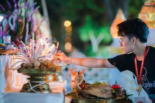 นายสรวิชญ์ ตั้งภักดี นักศึกษาชั้นปี 4 คณะวิศวกรรมศาสตร์ นายกองค์การนักศึกษา