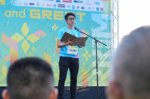 รศ.ดร.ปิยะวัชร ฝอยทอง ผู้ช่วยอธิการบดีฝ่ายกายภาพและสิ่งแวดล้อม กล่าวต้อนรับ